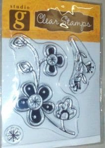 Studio G Floral Mini Stamp 5 Clear Stamps