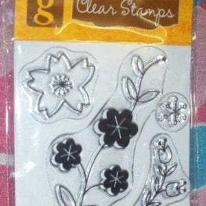 Studio G Floral Mini Stamp 6 Clear Stamps