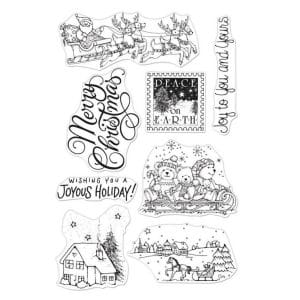 Hero Arts From The Vault Clear Stamp 4"X6" - Winter Joy