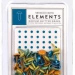 American Crafts Confetti Medium Glitter Brads