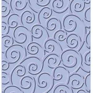 Cuttlebug Embossing Folder D’vine Swirl