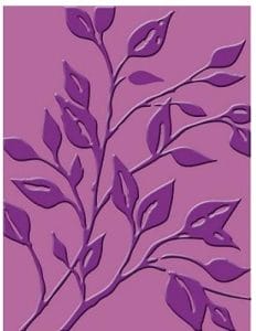 Cuttlebug Embossing Folder Leafy Branch