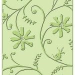 Cuttlebug Embossing Folder Stylized Flowers