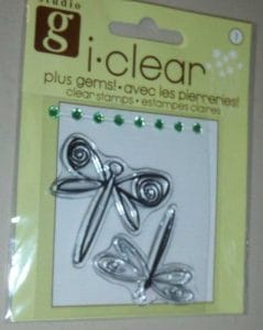 Studio G Dragon Fly Clear Stamp