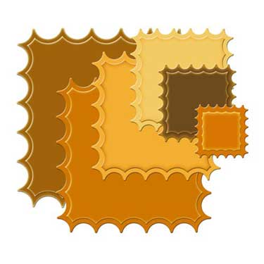 Spellbinder Large Inverted Scallop Square Die Inverted Scalloped Squares Spellbinder Large Inverted Scallop Square Die