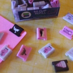 Around the Block Embellishments Wedding Clips 50 pcs