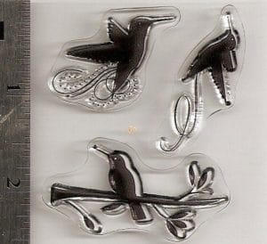 Studio G 'Humming Birds' Clear Stamp