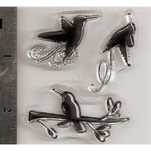 Studio G 'Humming Birds' Clear Stamp