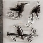 Studio G 'Humming Birds' Clear Stamp