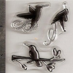 Studio G 'Humming Birds' Clear Stamp