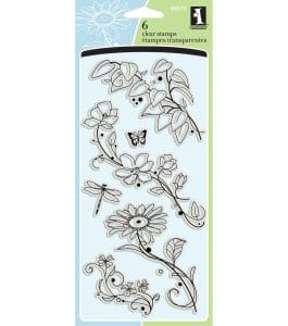 Inkadinkado Beauty Stems Clear Stamp