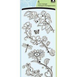 Inkadinkado Beauty Stems Clear Stamp