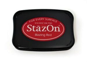 StazOn - Blazing Red Ink Pad
