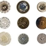 Tim Holtz Accoutrements - Fanciful - 9 Buttons