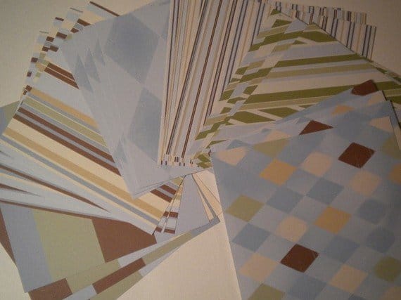 20 Sheets of 6 X 6 (single sided) Jovial Collection