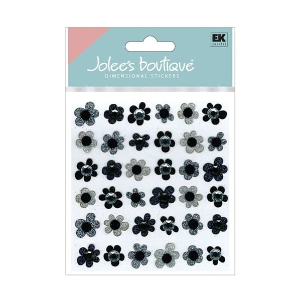 Jolee's Boutique - Black Flowers