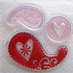 Studio G - Heart Paisley Clear Stamps