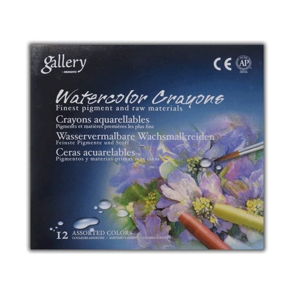 Mungyo Watercolor Pastel Crayon (12 Colors)