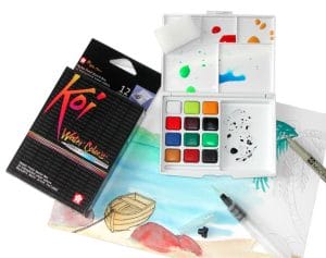 Sakura Koi Pocket Field Sketch Box - 12 Shades