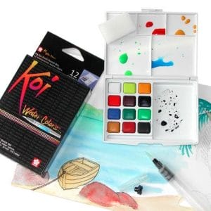 Sakura Koi Pocket Field Sketch Box - 12 Shades