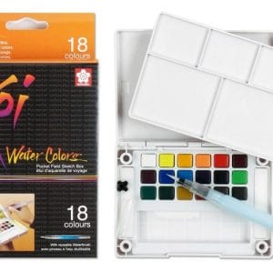 Sakura Koi Pocket Field Sketch Box - 18 Shades