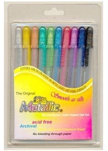 Sakura Gelly Roll Metallic Set of 10 pens