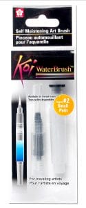 Sakura Koi Portable Water Brush (4 ml Barrel) - Small (Transparent White)