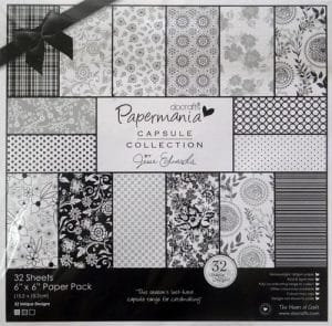 Papermania Capsule Collection 6X6" Paper Pack - Bexley Black