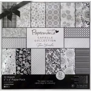 Papermania Capsule Collection 6X6" Paper Pack - Bexley Black
