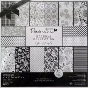 Papermania Capsule Collection 6X6" Paper Pack - Bexley Black