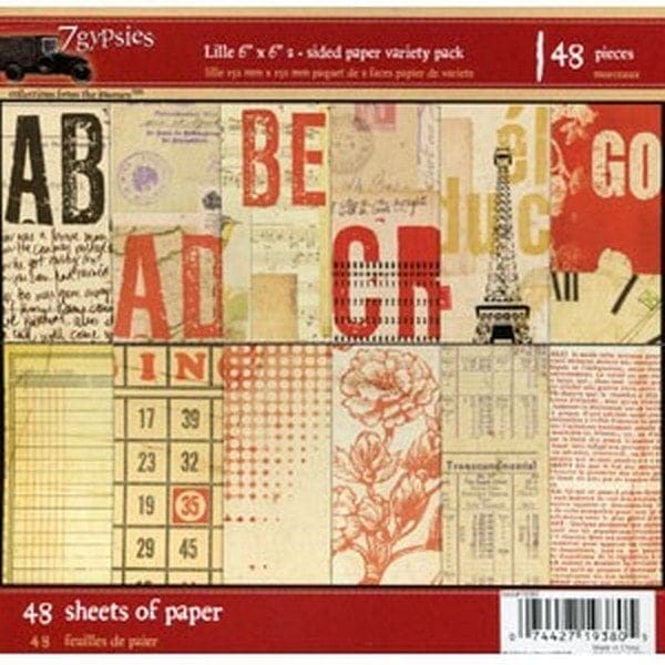 7 Gypsies - Lille Collection - 6x6 Paperpack 7 gypsies lille collection 6 x 6 paper 7 Gypsies - Lille Collection - 6x6 Paperpack