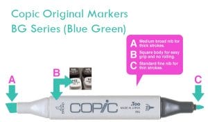 Copic Original Markers - BG Series