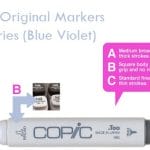 Copic Original Markers - BV Series