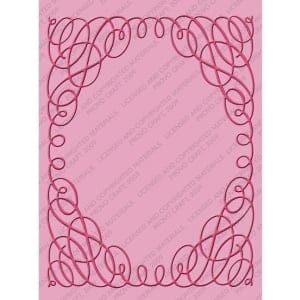CuttleBug A2 Embossing Folder - Scrollwork