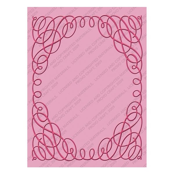 CuttleBug A2 Embossing Folder - Scrollwork