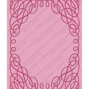 CuttleBug A2 Embossing Folder - Scrollwork