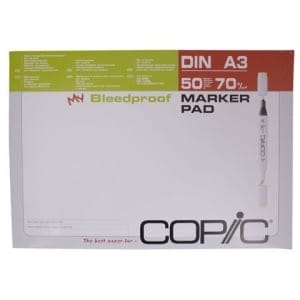 Copic Bleedproof Marker Pads A3 (50 Sheets/Pad)