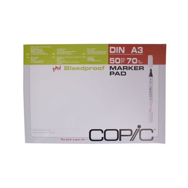 Copic Bleedproof Marker Pads A3 (50 Sheets/Pad)