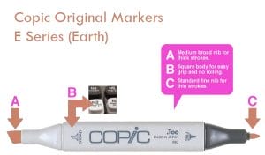 Copic Original Markers - E Series