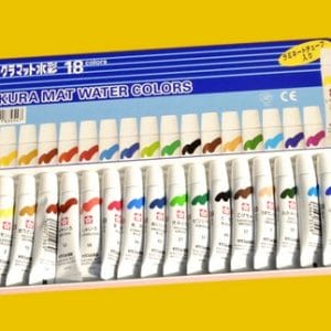 Sakura Mat Water Colors (Set of 18 Colors)