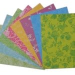 Assorted A5 Paper Pack - Floral Green (Set of 24 sheets)