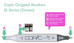 Copic Original Markers - G Series