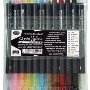 Copic Spica Glitter Pen Set B - Set of 12 Colors