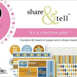 Share & Tell 4x6 Creative Paper Pad - My Guy