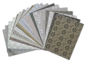 Assorted A5 Paper Pack - W&M Brown (Set of 40 sheets)