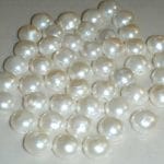 Hemispherical pearls