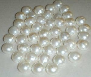 Hemispherical pearls