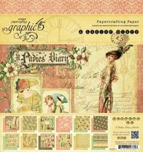 Graphic 45 - A Ladies Diary Collection - 8x8 Paperpack