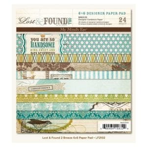 My Minds Eye - Lost and Found Two - Breeze - 6x6 Paperpack