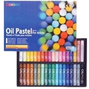 Mungyo Round Shaped Oil Pastel Crayon (36 Colors)
